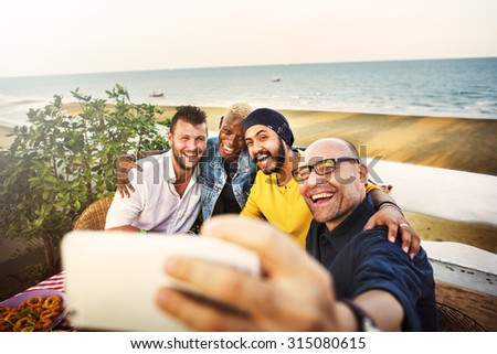 Diversity Friends Selfie Photo Togetherness Concept