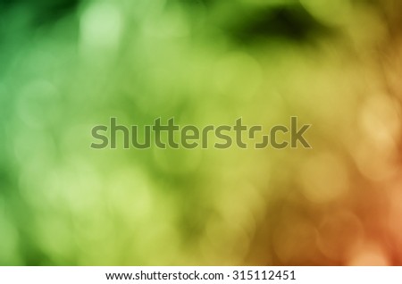 green yellow orange gardient with light bokeh abstract backgrounds