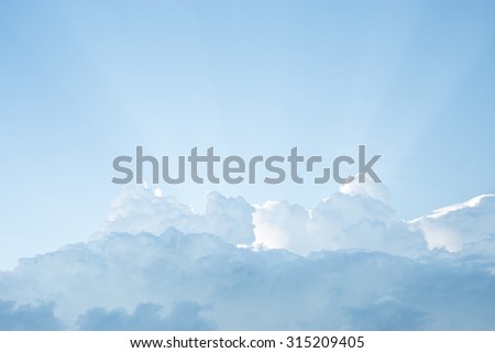Sky and clouds background.Rain clouds were formed

