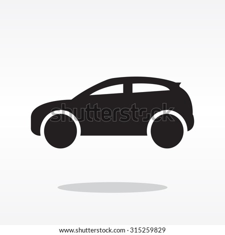 Car icon. Vector illustration Royalty-Free Stock Photo #315259829