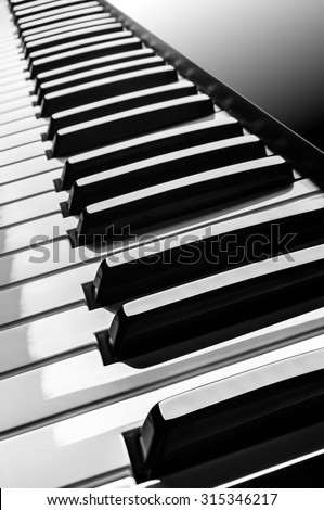 Piano keyboard background - PianoForte
