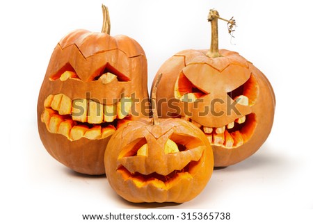 Scary Jack O Lantern halloween pumpkin
