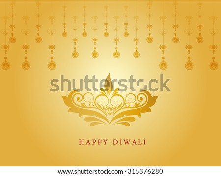 Happy Diwali Illustration, Flyer Design for Diwali festival 