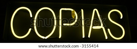 "neon sign" series copias