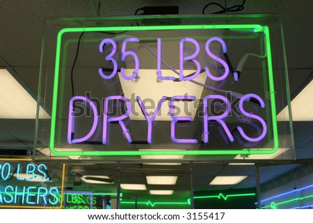 "neon sign" series "35 lbs DRYERS"