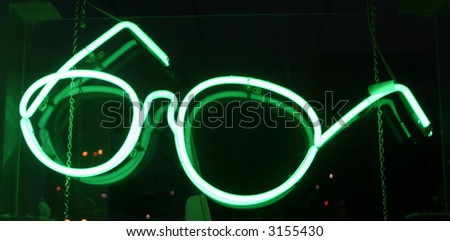 "neon sign" series "reading glasses"