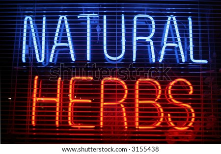 "neon sign" series "natural herbs"