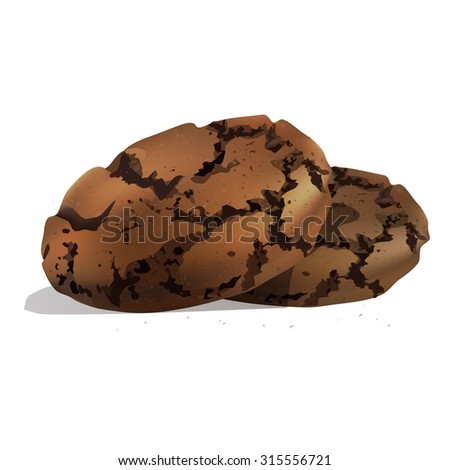 isolated vector cookies