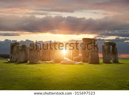 Stonehenge, Wiltshire, England Royalty-Free Stock Photo #315697523