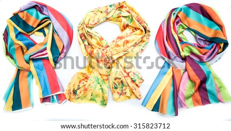 Accessory - Scarfs - Different Textures And Colors / Accessory - Scarfs