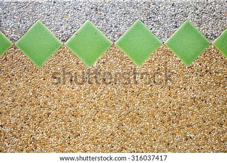 Sandstone texture and Mosaic tiles texture