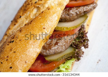 Meatball sandwich