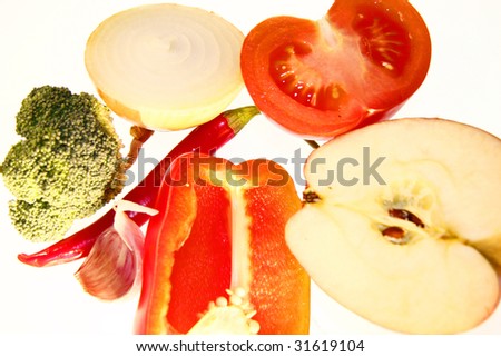 fruits and vegetables - symbolic image for food