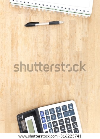 A close up shot of an oversized calculator