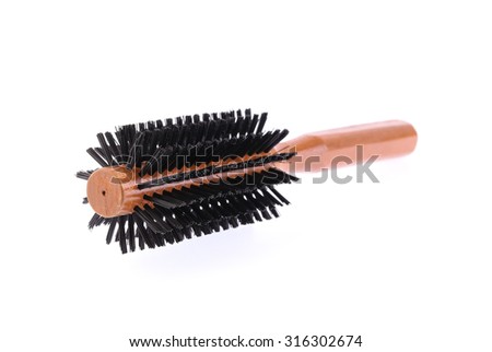 Hair combs isolated on a white background