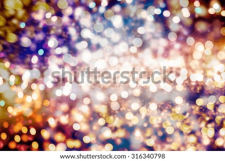 Festive background with a natural blur and bright variety of colors