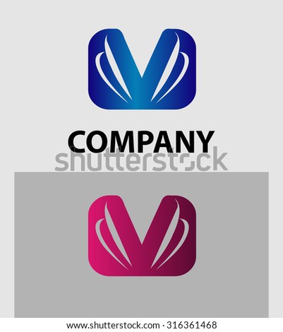 Letter V logo
