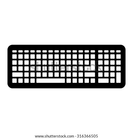 Illustration of a keyboard in flat… Stock Photo 219095908 - Avopix.com