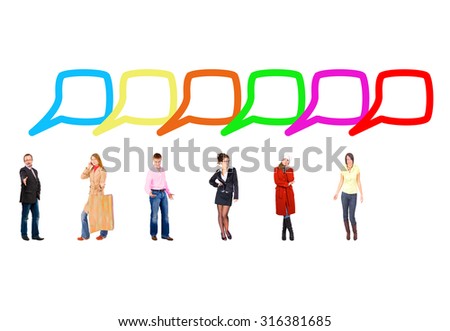 Isolated Groups Conversations in a Company 