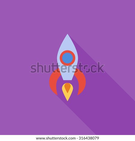 Rocket thin line flat vector related icon set for web and mobile applications. It can be used as - logo, pictogram, icon, infographic element. Vector Illustration.