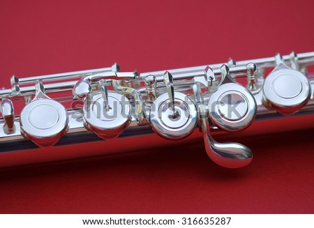 Flute closed keys