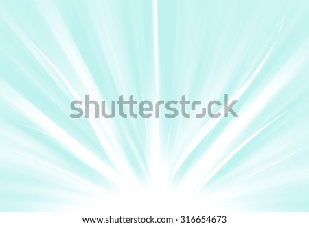 Solf blue glitter sparkle defocused rays lights bokeh abstract background.