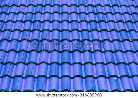 Tile roof background & texture