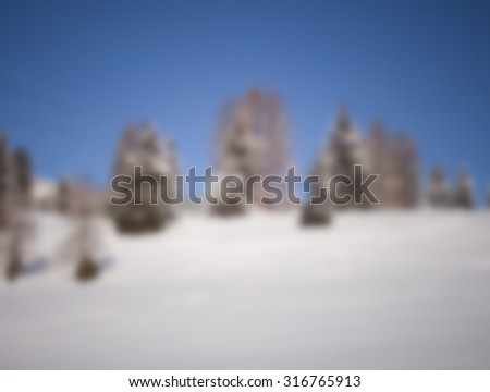 Mountains landscape background, intentionally blurred post production.