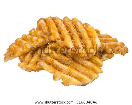 French Fries Waffle Cut