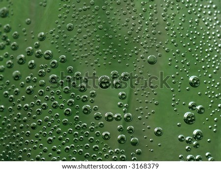 Abstraction of small bubbles in water