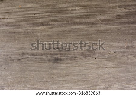 Grunge dark wooden background with old rough timber. Grey brown color. Rustic style. Close up photo from a building in a russian countryside