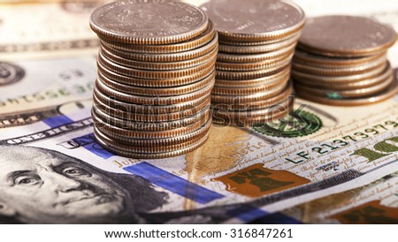 Background of US dollars