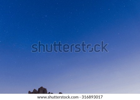mountains at night "montserrat"