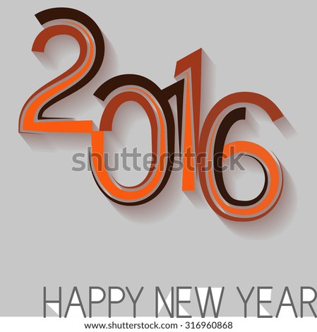 2016 Happy New Year Design