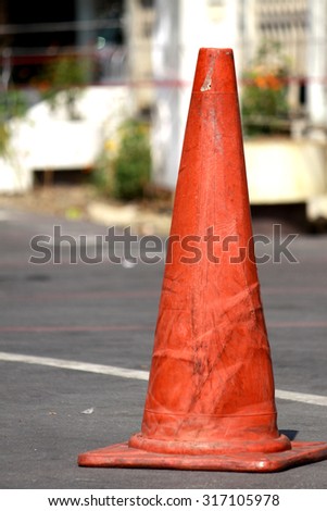 Street road cone