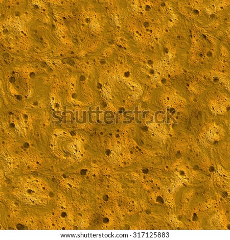 Background vulcanic tuff of brown color. Picture seamless texture