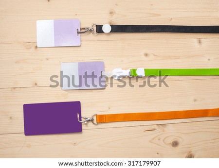 Name Tag with Neck Strap