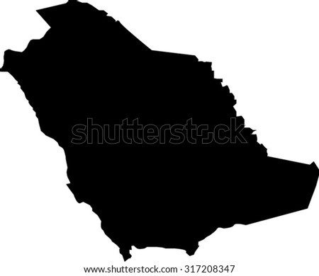 Saudi Arabia Vector Map