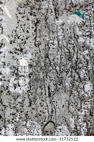 abstract metal grunge background with paint spots