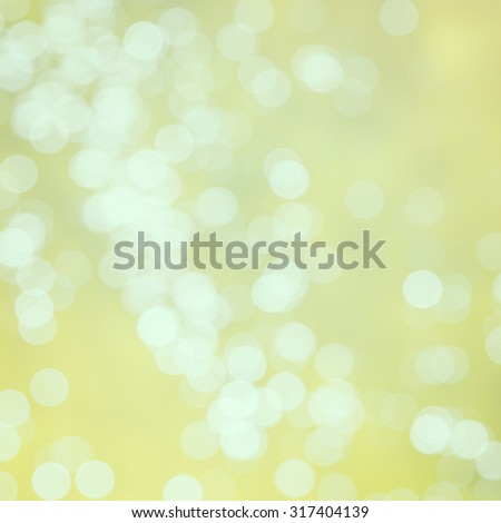 Abstract gold bokeh background - vintage filter