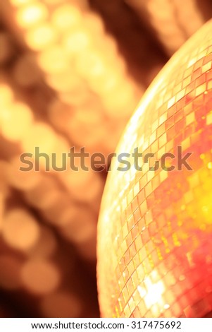 mirror ball lights disco background