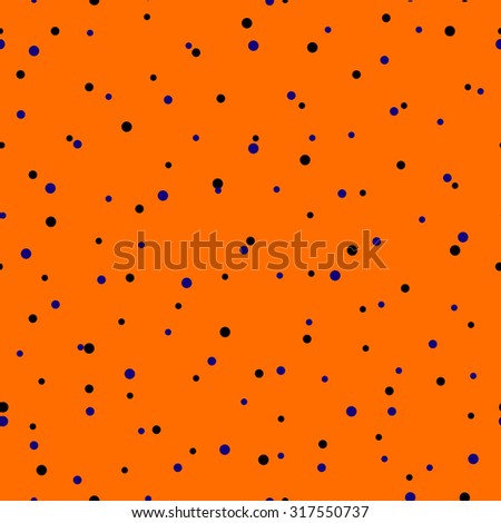 Halloween seamless vector pattern with clipping mask