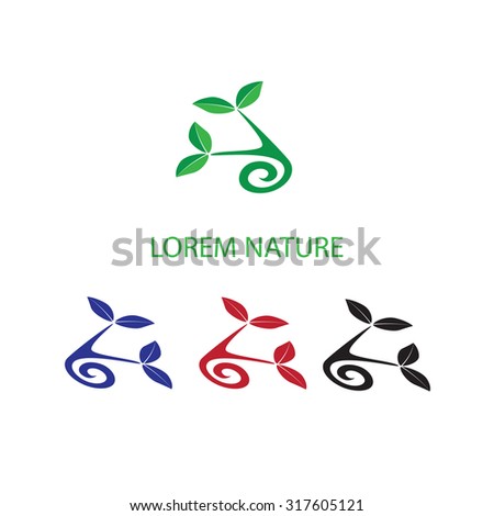 Tree vector logo design template. Garden creative concept. Eco idea ecology icon.