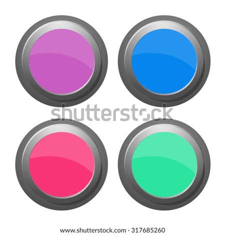 Buttons vector illustration