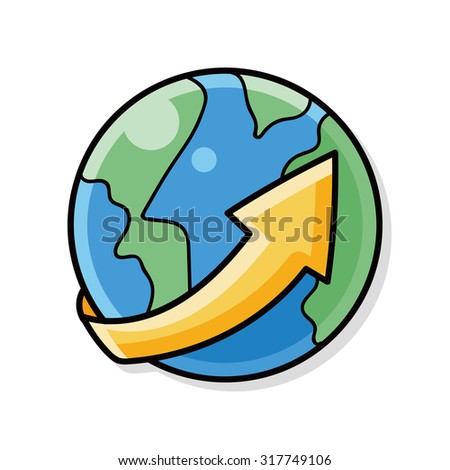 globe doodle