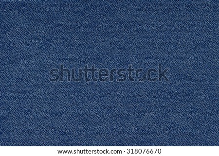 Sheet material of blue in the background. Close-up.