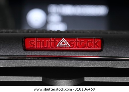 background of car emergency button