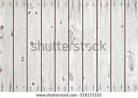 White Wood Planks as Background or Texture, Natural Pattern