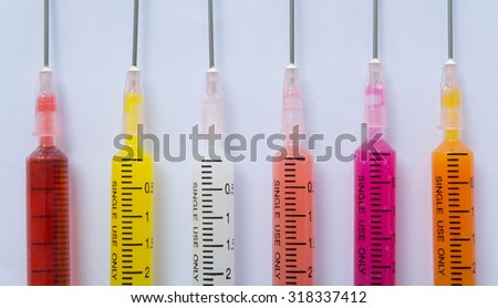 Syringes for treatment
