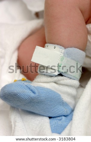 Newborn Boy in hospital